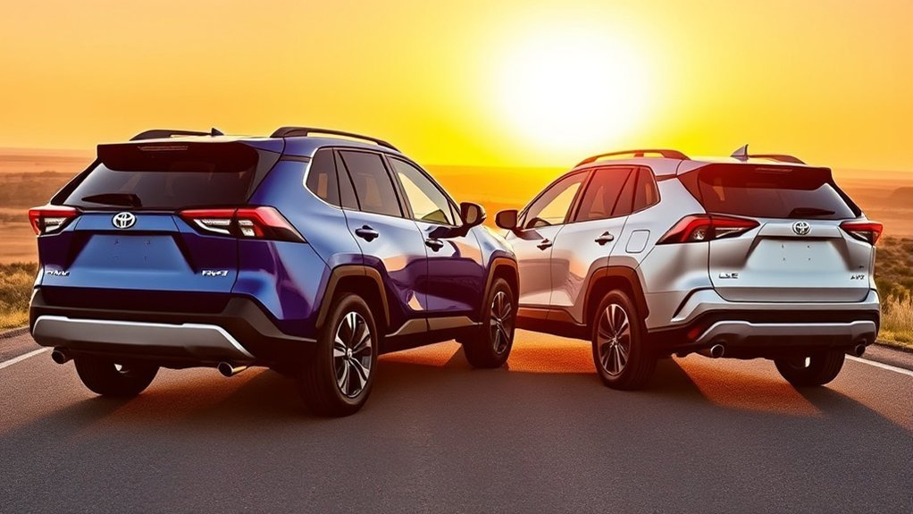 rav4 performance specifications comparison