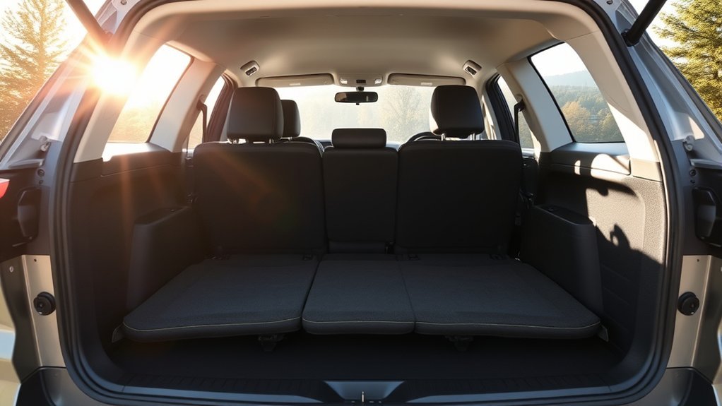 rav4 seats partially fold