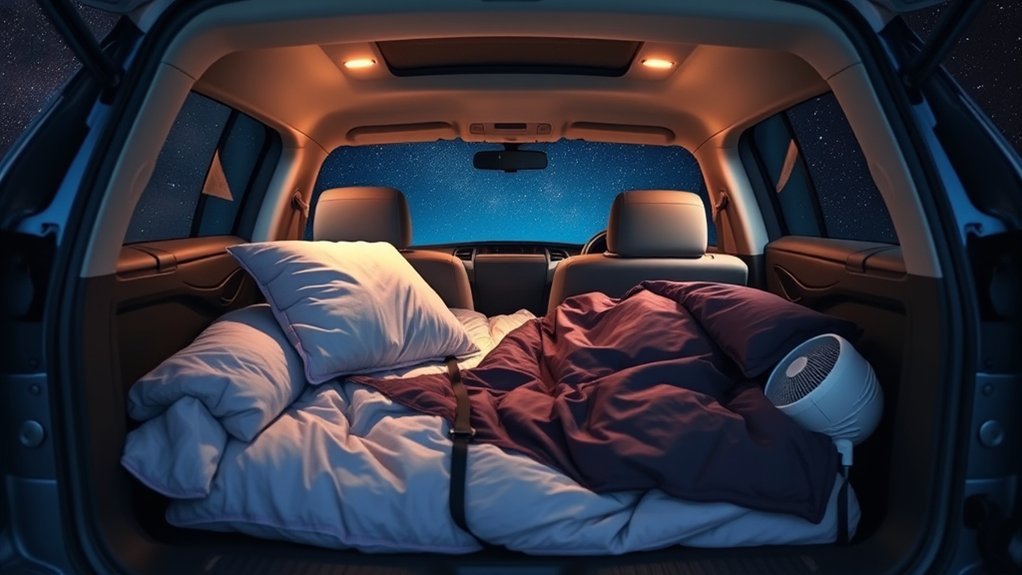 rav4 sleeping comfort tips