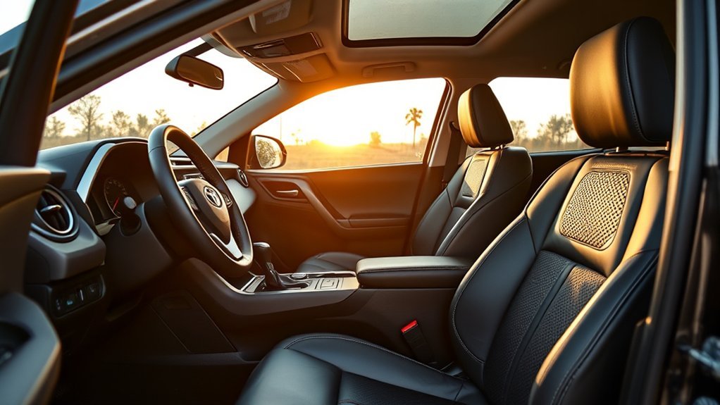rav4 trims leather seats comparison