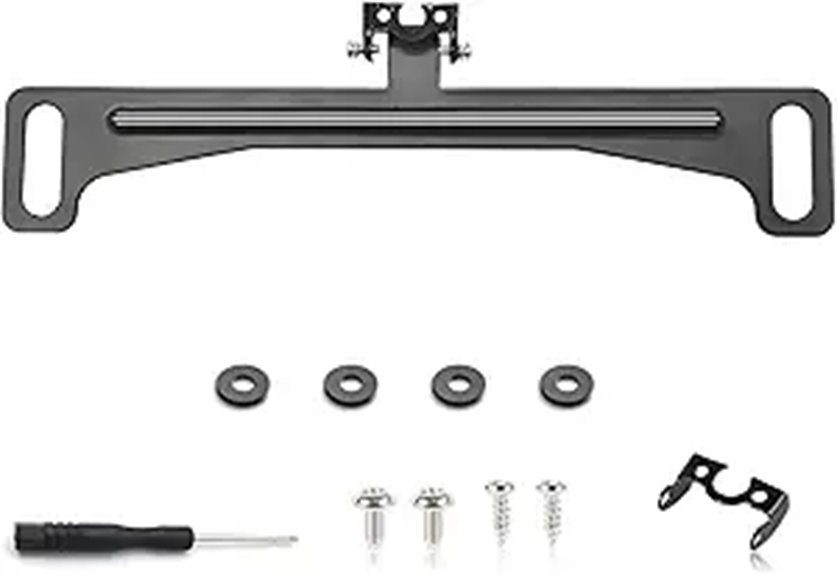 Universal Car Rear View Camera License Plate Bracket