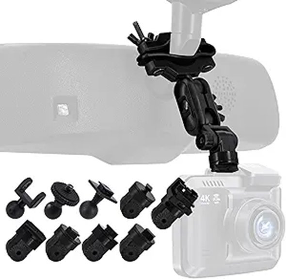 Dash Cam Rear View Mirror Mount