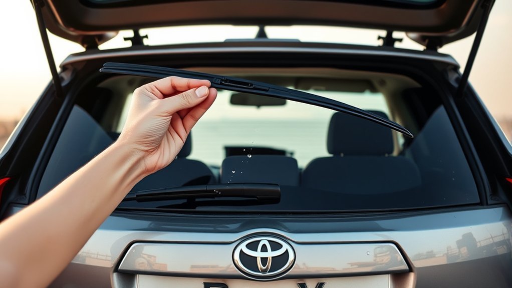 rear wiper blade maintenance