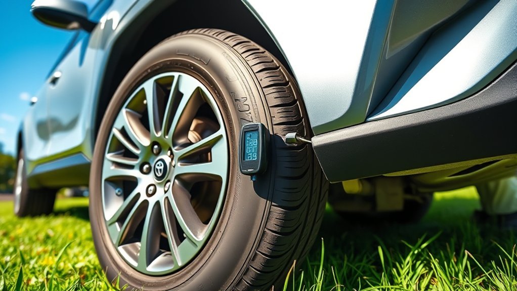 recommended tire pressure rav4