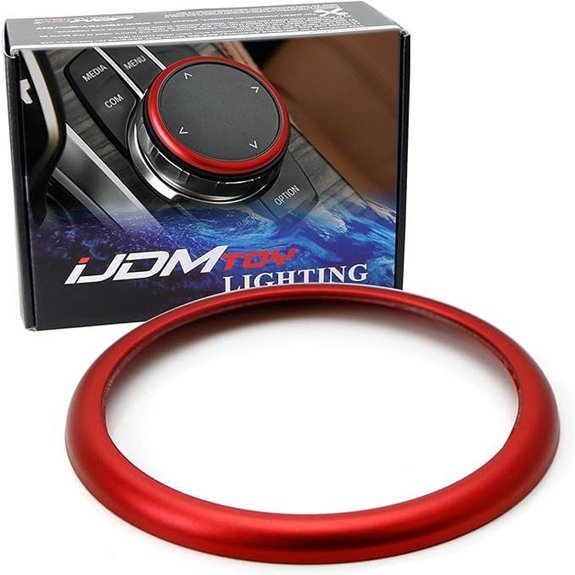 iJDMTOY Red Center Console Trim for 2020+ Toyota Supra