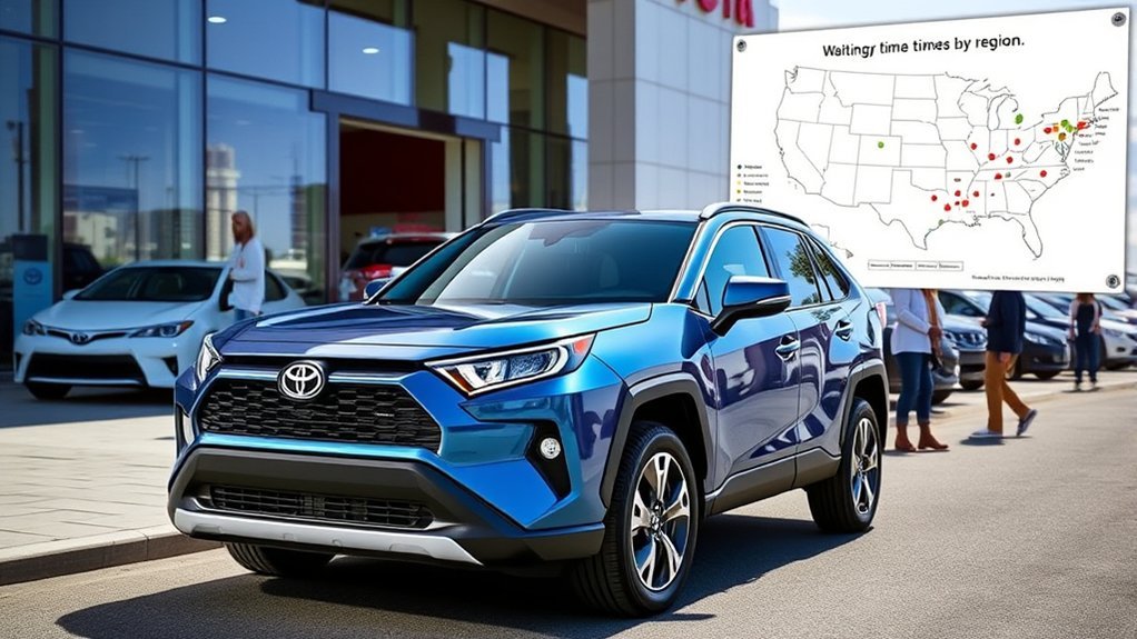 regional wait times vary