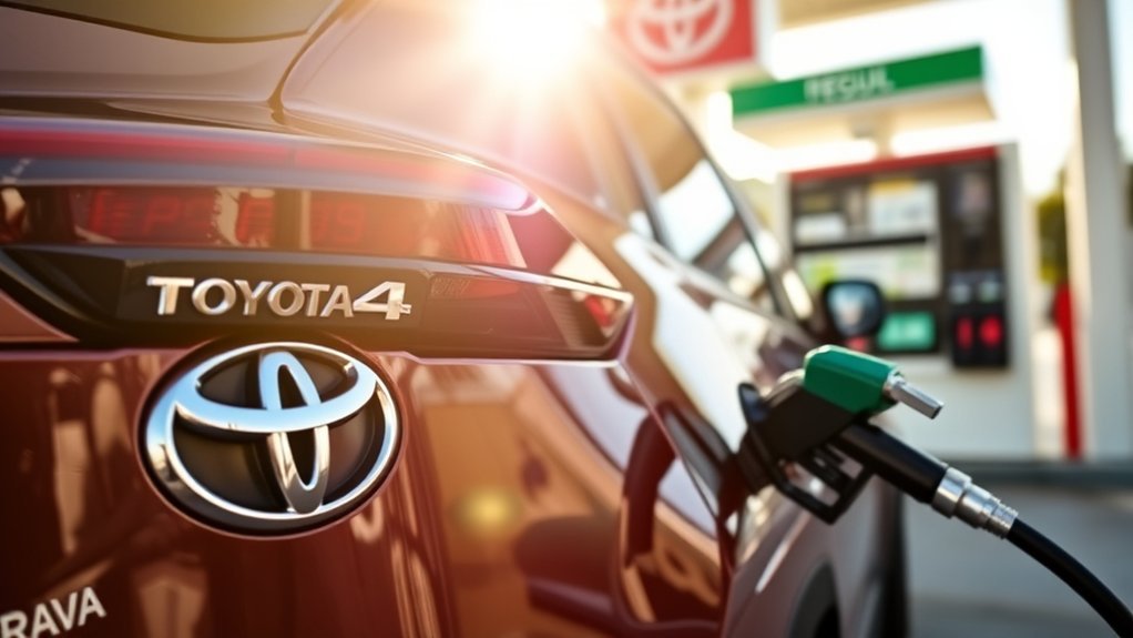 regular gasoline maximizes rav4 performance
