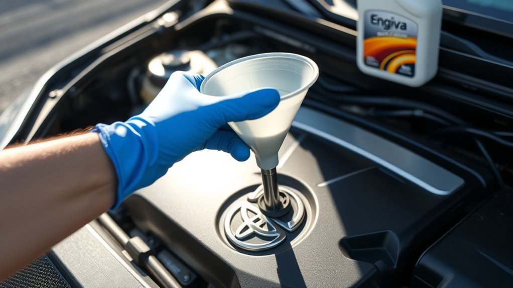regular oil level checks
