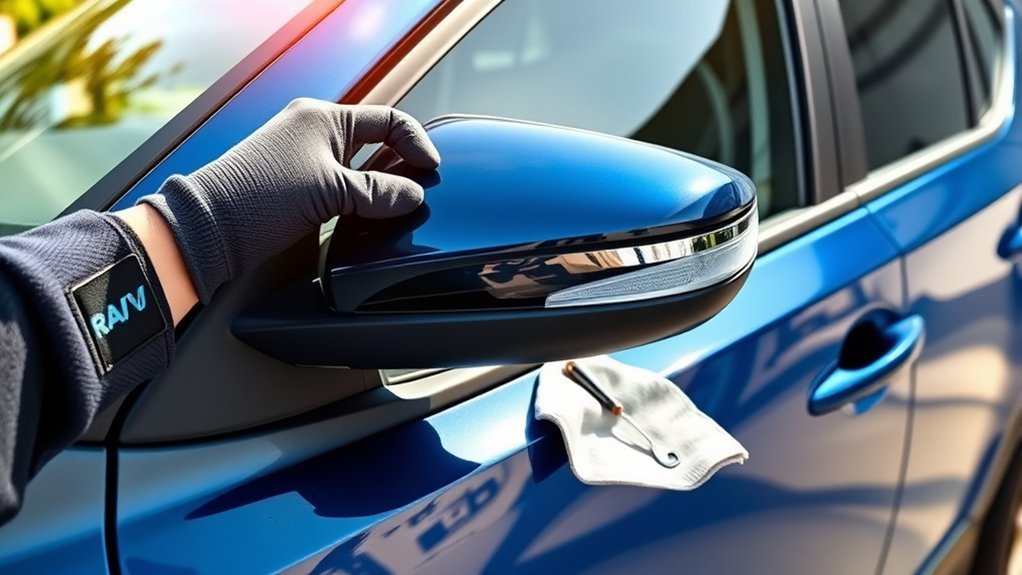 reinstalling side mirror steps
