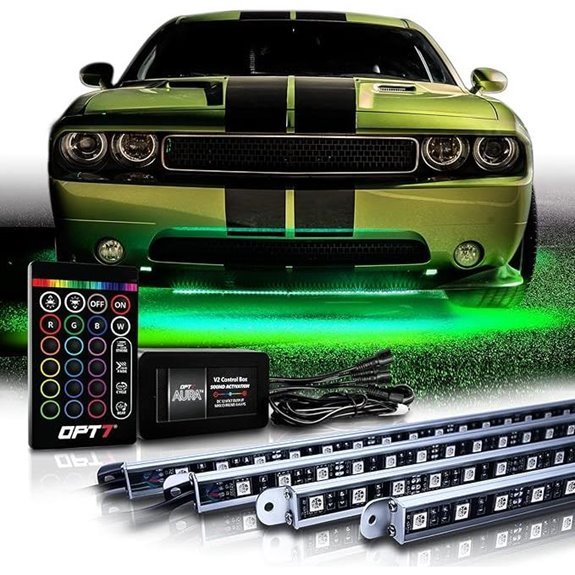 OPT7 Aura Aluminum Car Underglow Lights with Remote