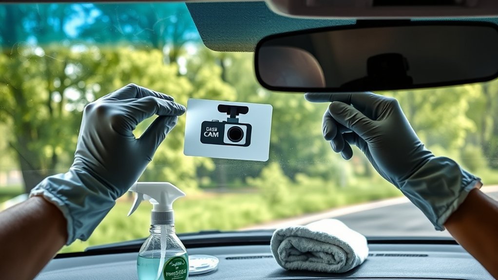 remove adhesive from windshield