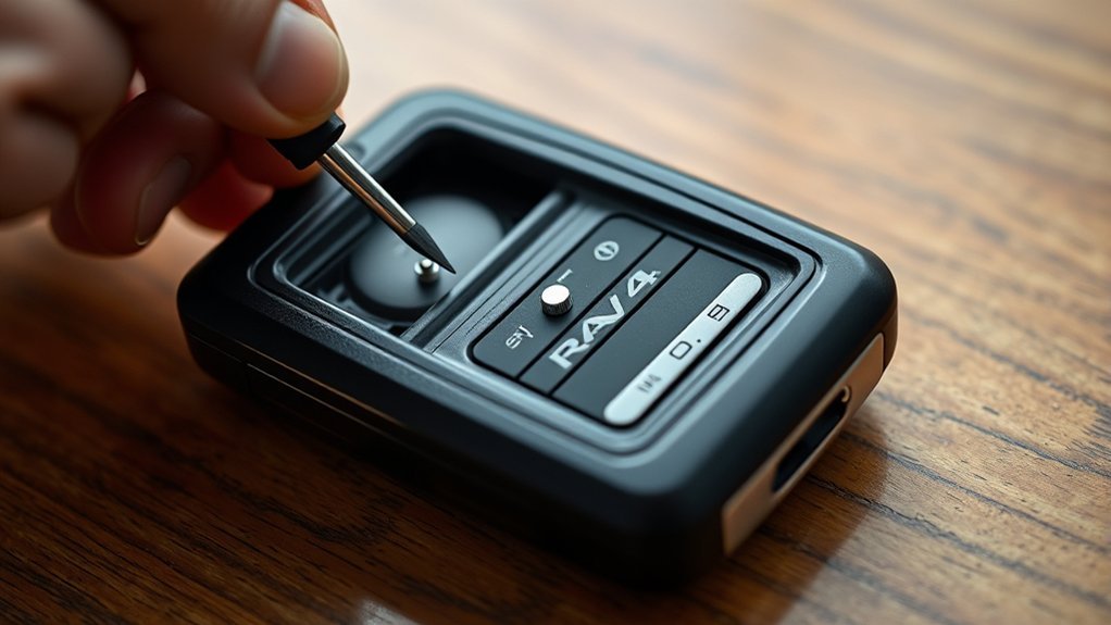 remove old battery carefully