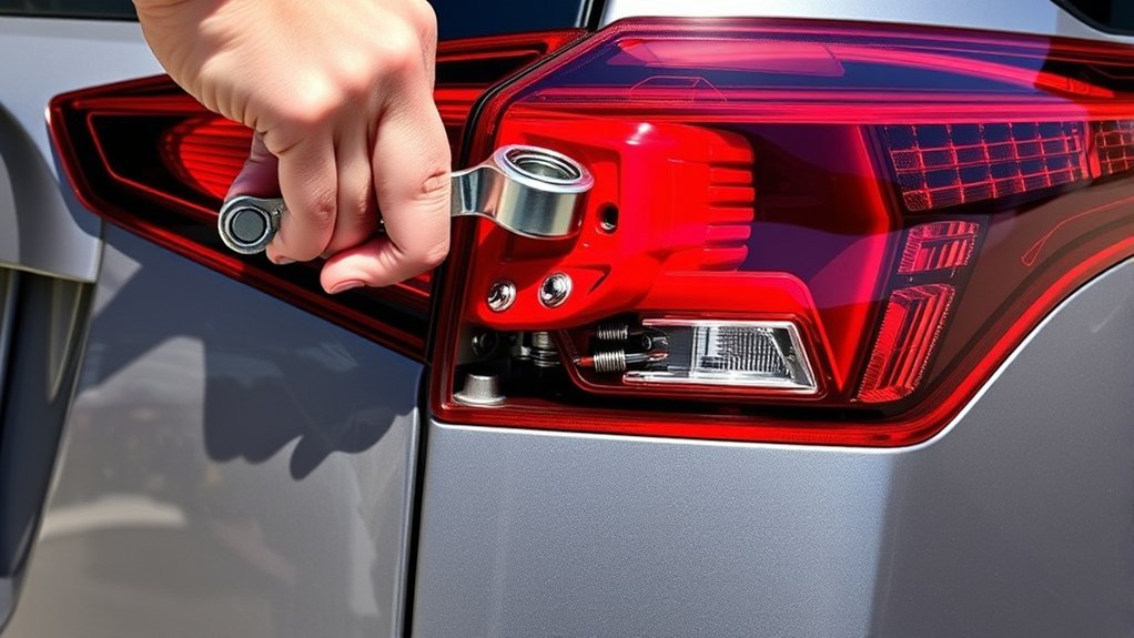 remove old tail light