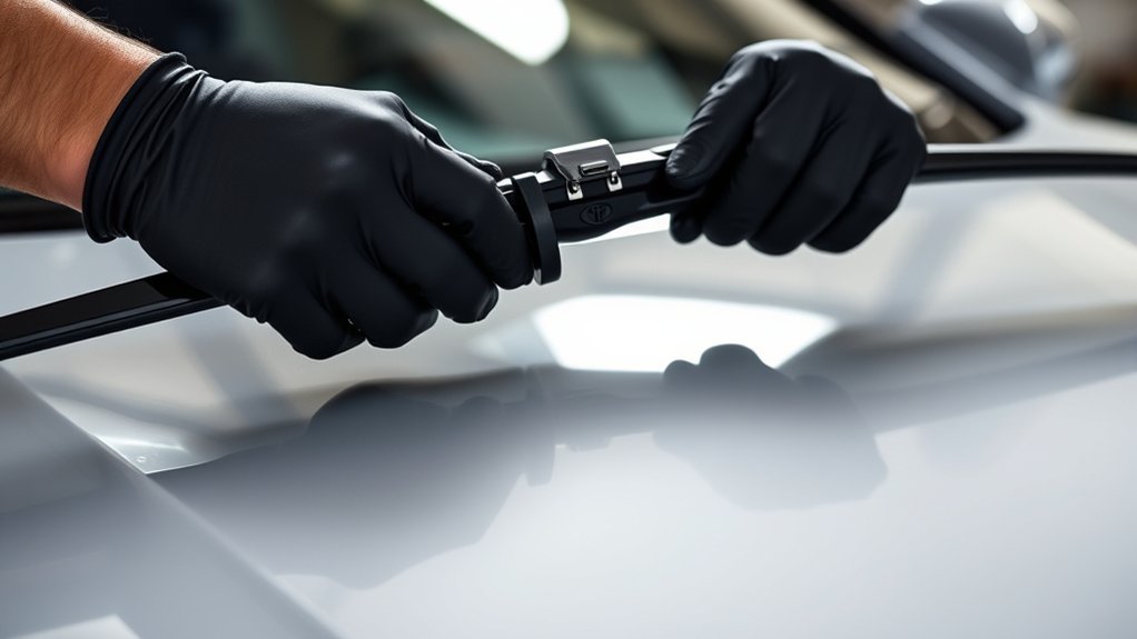 remove old wiper blades