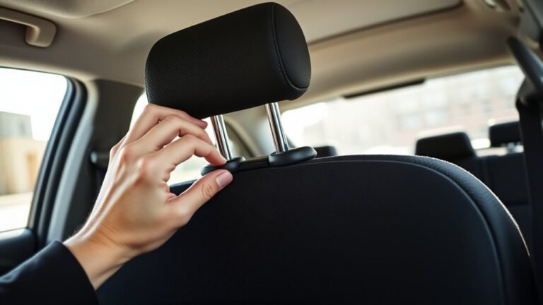 remove rav4 rear headrest