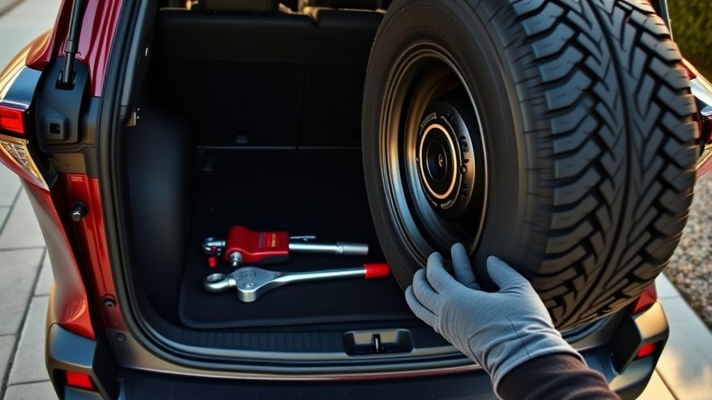 How To Take Spare Tire Off Toyota RAV4