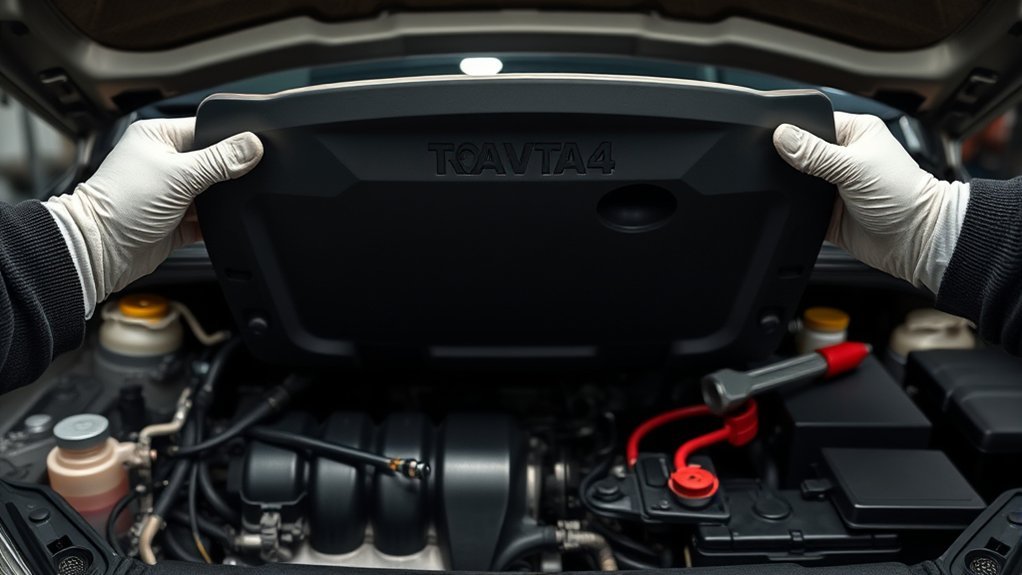 How To Remove The Engine Cover Toyota RAV4
