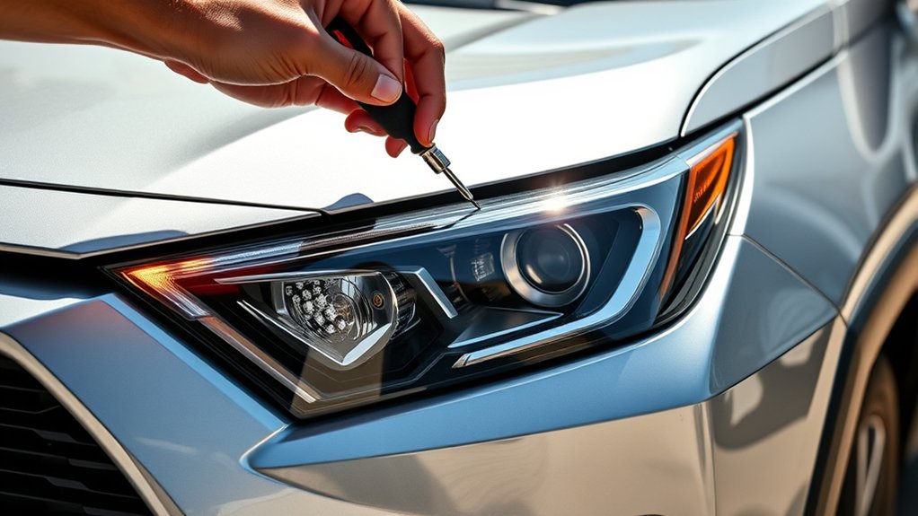 removing headlight cover procedure