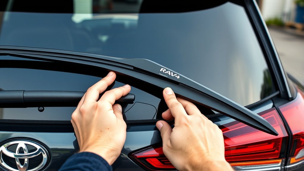 removing old wiper blade