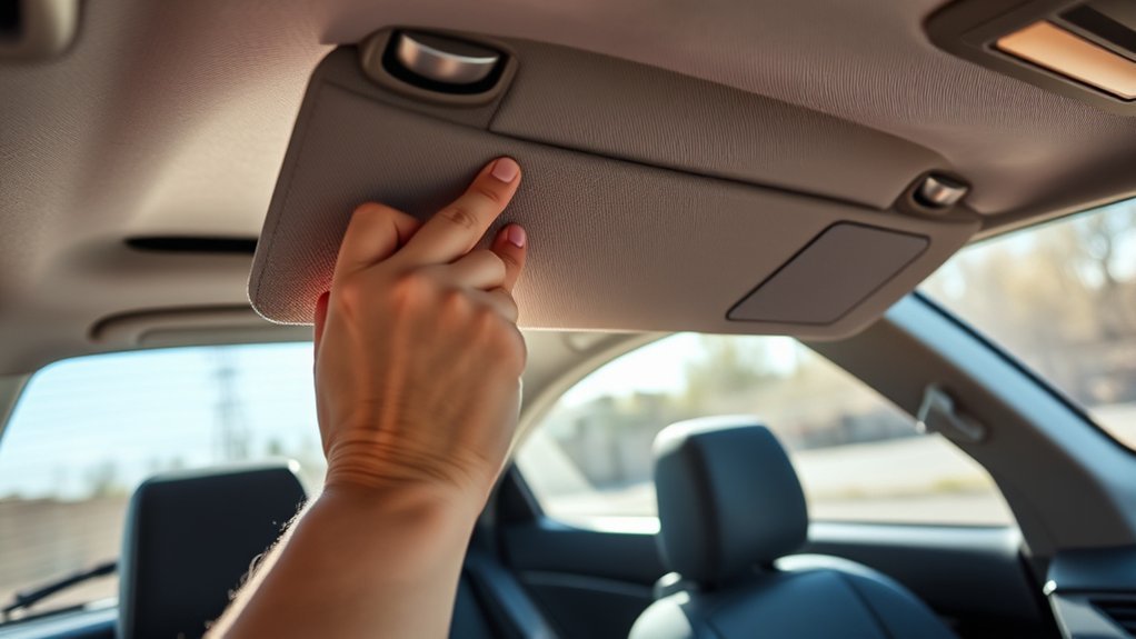 How To Fix Loose Sun Visor Toyota RAV4