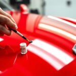 repairing toyota supra paint
