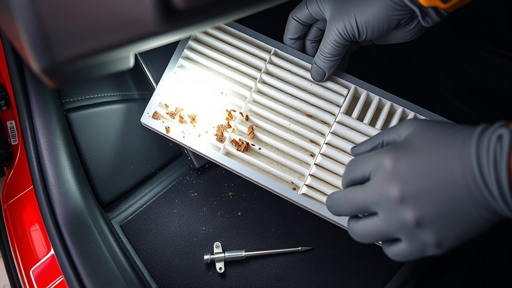 replace cabin air filter