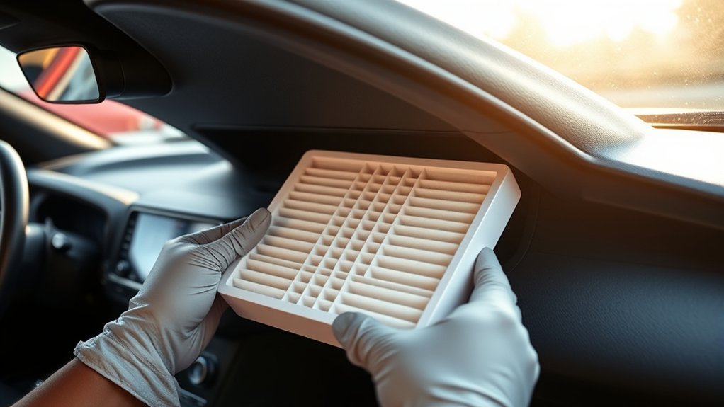 replace cabin air filter
