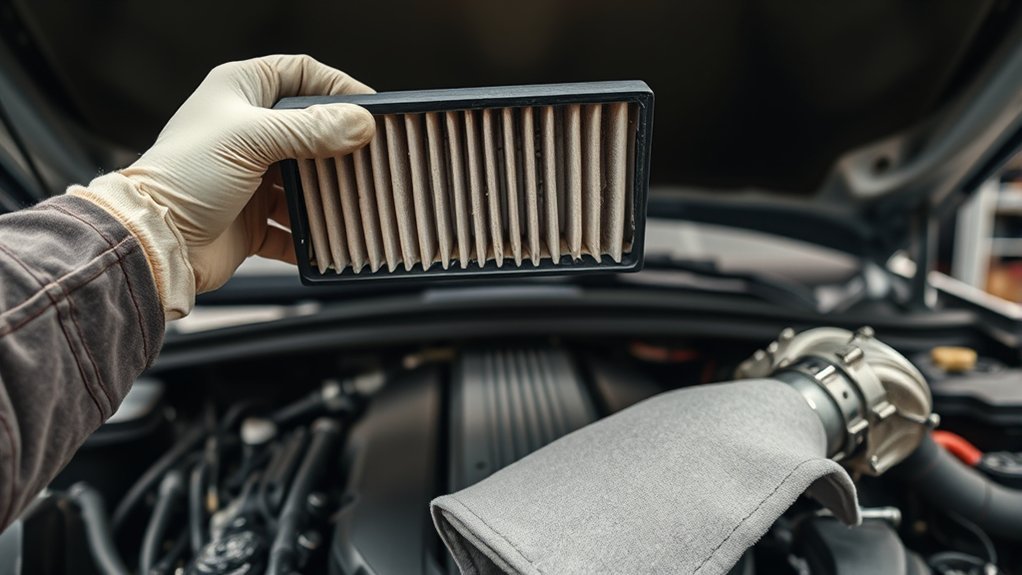 replace engine air filter