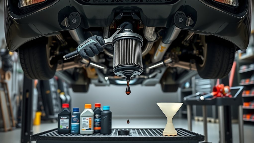 replace oil filter easily