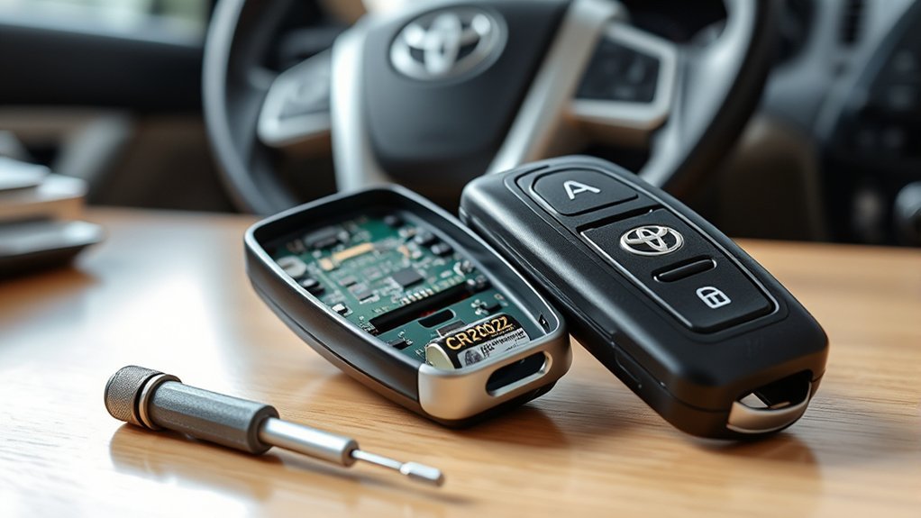 replace rav4 key fob battery