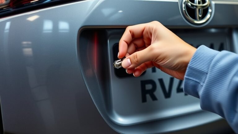 replace rav4 license bulb