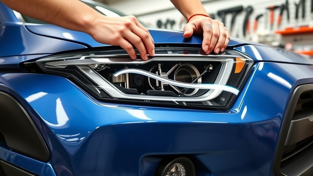 replace toyota rav4 headlight assembly