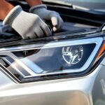 replace toyota rav4 headlight bulb