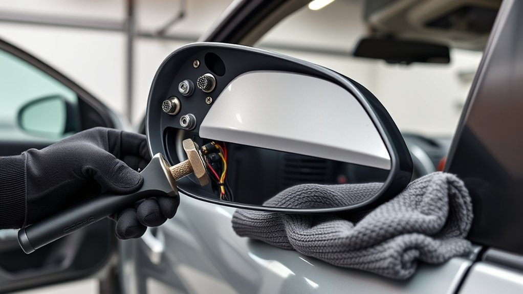 How To Replace Side View Mirror Toyota RAV4