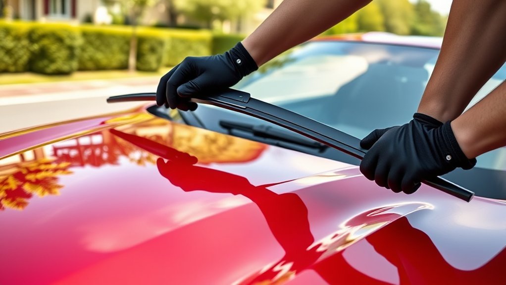replace wiper blades regularly