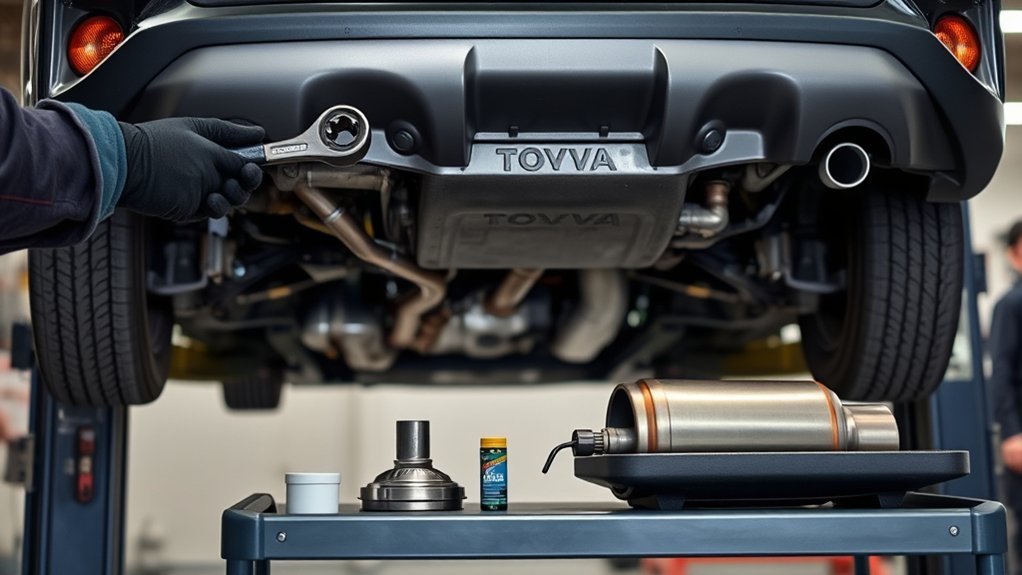 replacing toyota rav4 catalytic converter