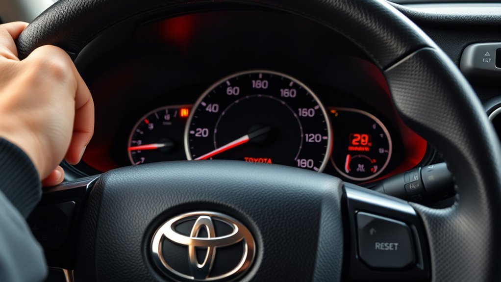 reset toyota rav4 maintenance light