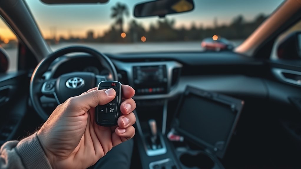 resetting rav4 key fob