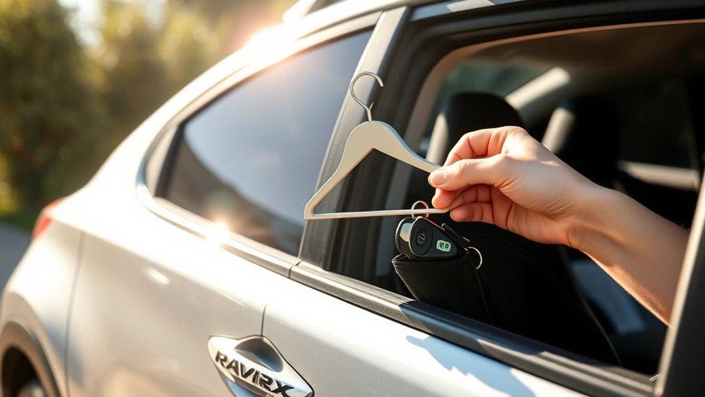 retrieve key from rav4