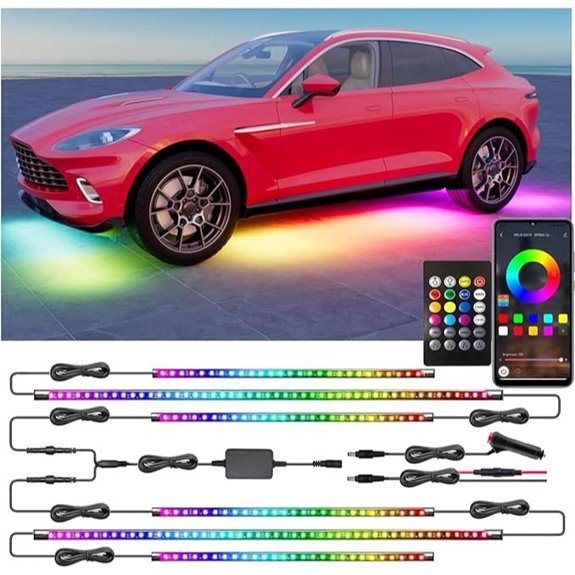 Underglow LED Lights for Cars 6 pcs RGB-IC