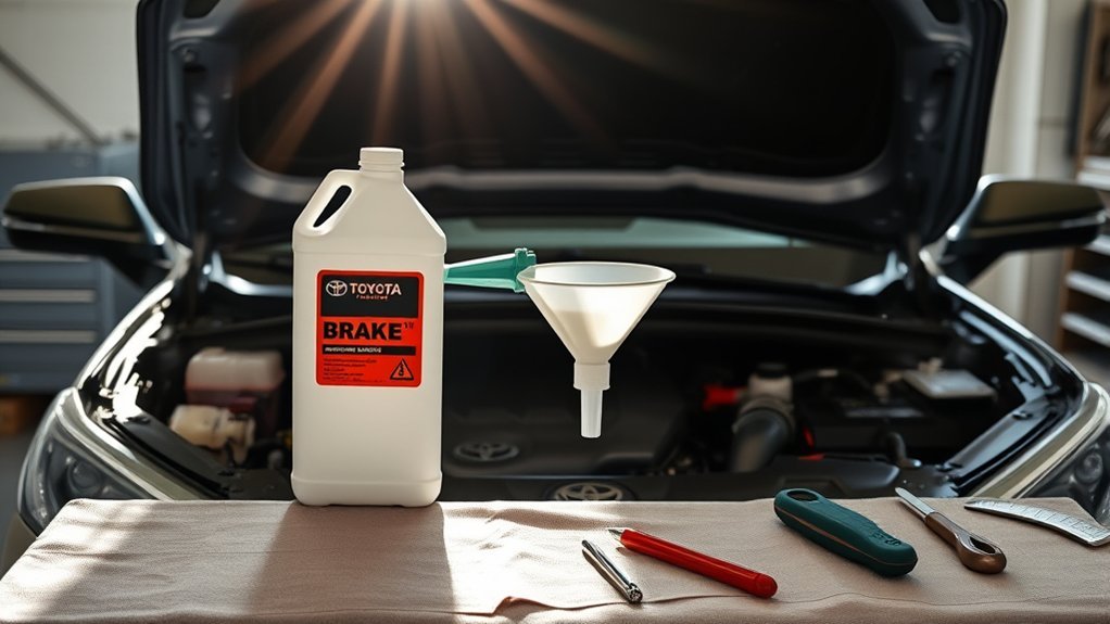 safe brake fluid storage