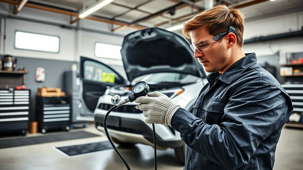 safe fuel pressure testing