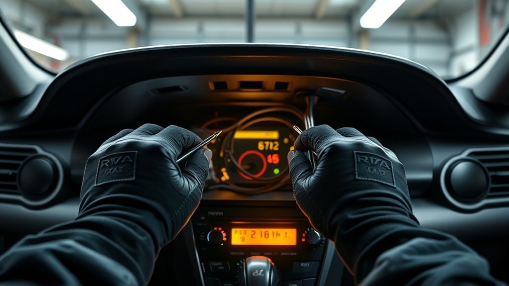 safely disassemble dashboard components