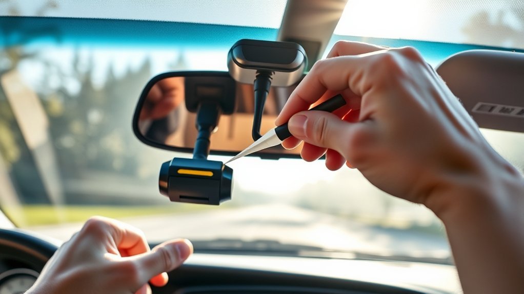 How to Remove a Dash Cam Mount From the Windshield Safely