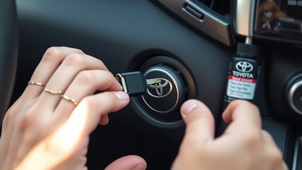 safely remove stuck key