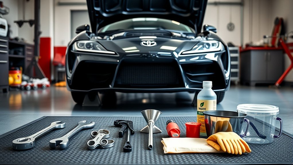 safety gear and tools