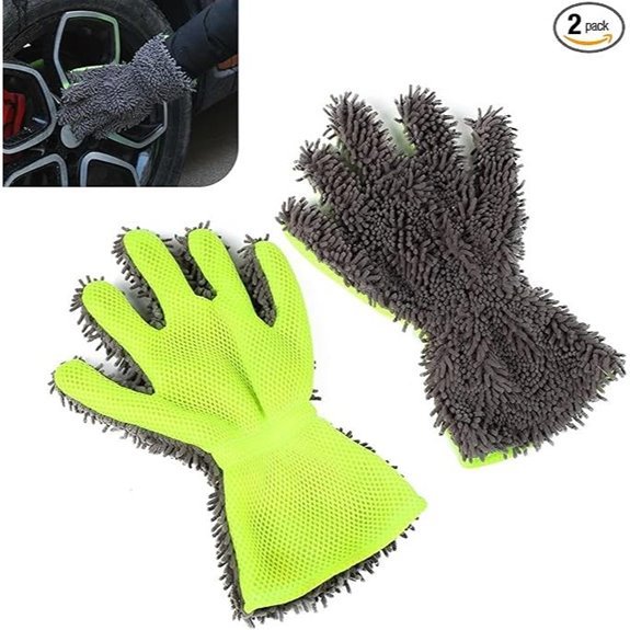 2 PCS Scratch-Free Microfiber Car Wash Mitts