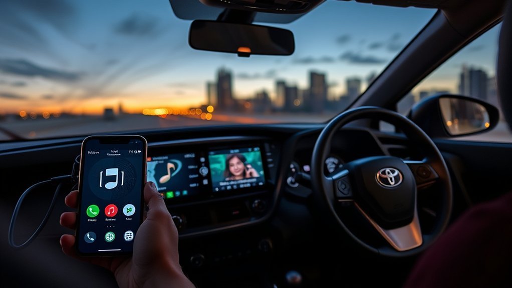 seamless iphone rav4 integration