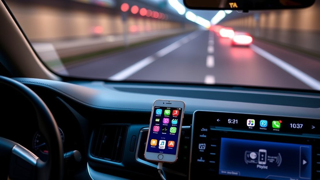 seamless music and navigation
