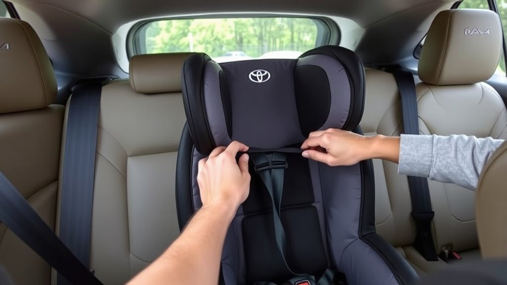 secure forward facing car seat
